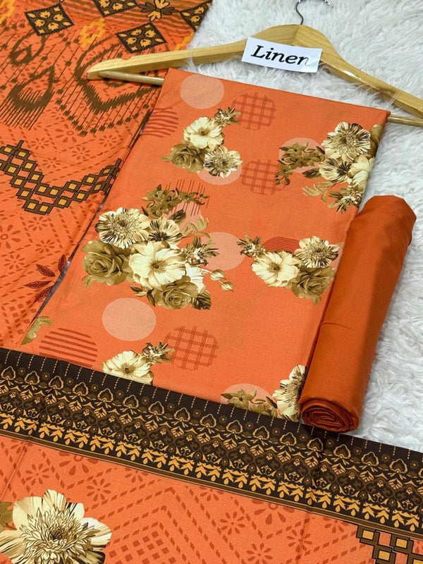 LINEN Digital Print 3pc 2025
