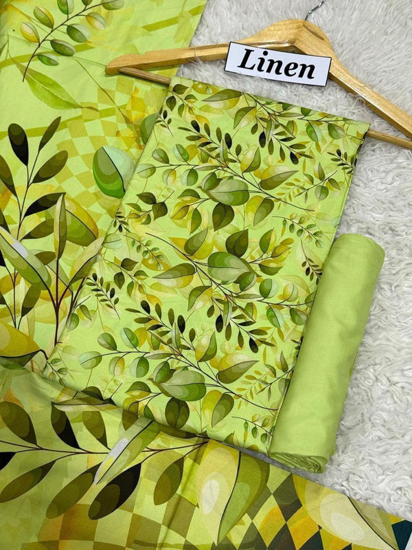 LINEN Digital Print 3pc 2025
