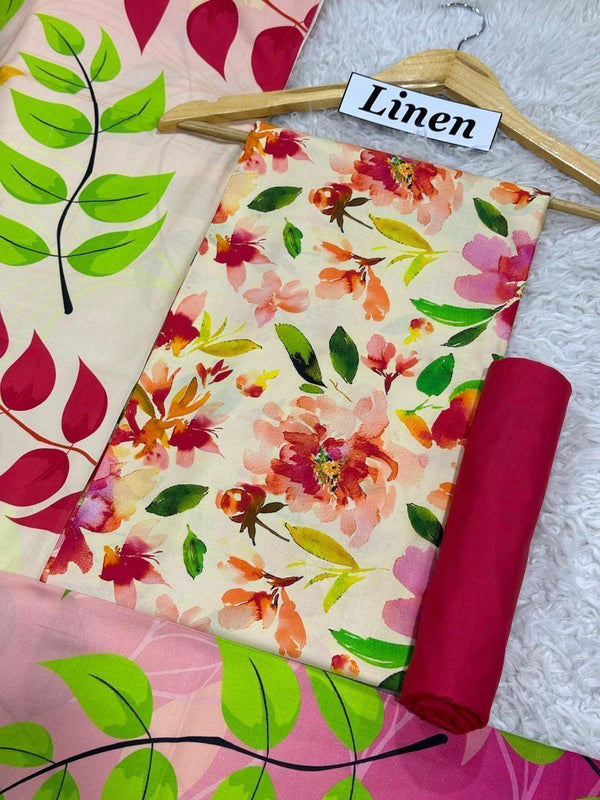 LINEN Digital Print 3pc 2025