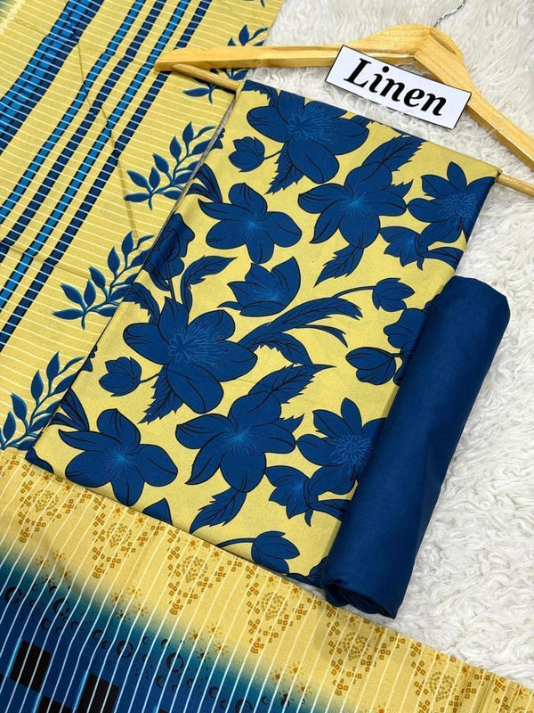 LINEN Digital Print 3pc 2025