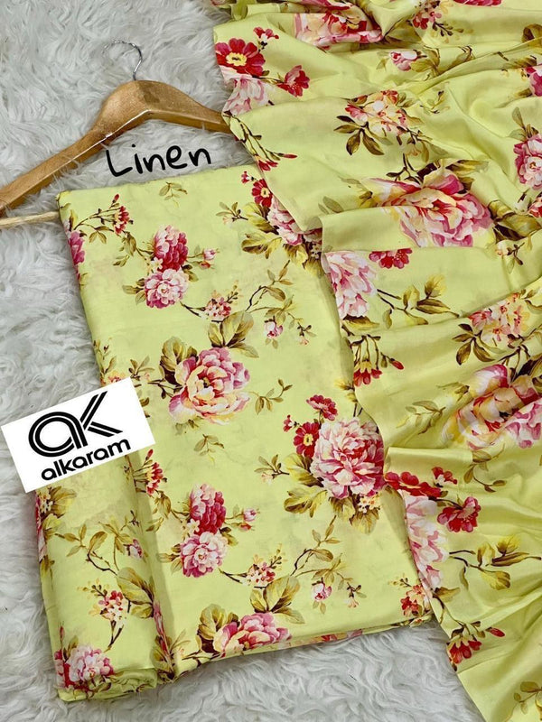 LINEN Digital Print 3pc 2025