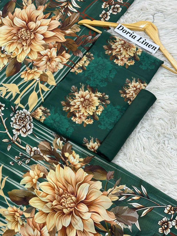 DORIA LINEN Digital Print 3pc 2025