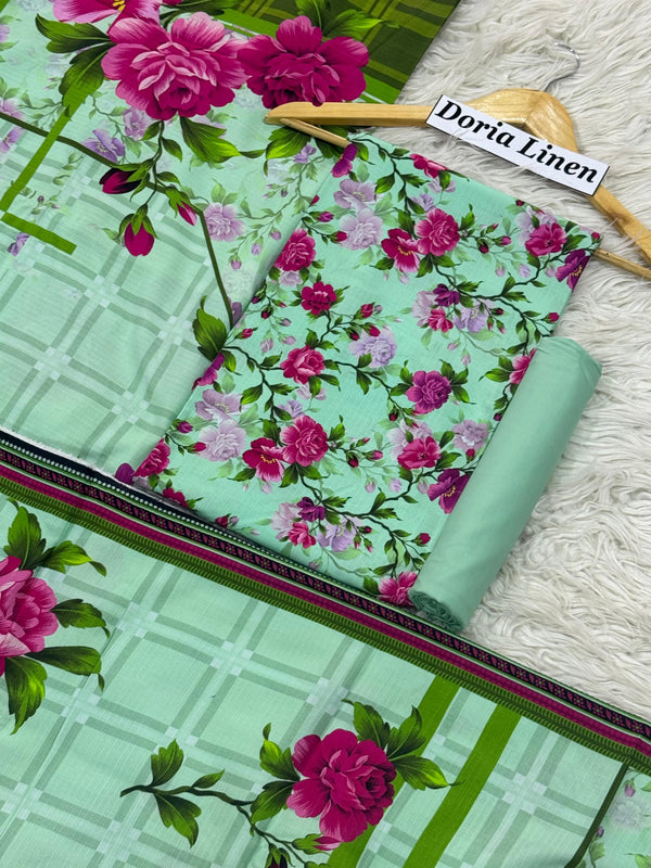 DORIA LINEN Digital Print 3pc 2025