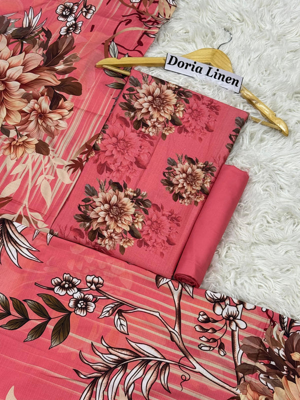DORIA LINEN Digital Print 3pc 2025