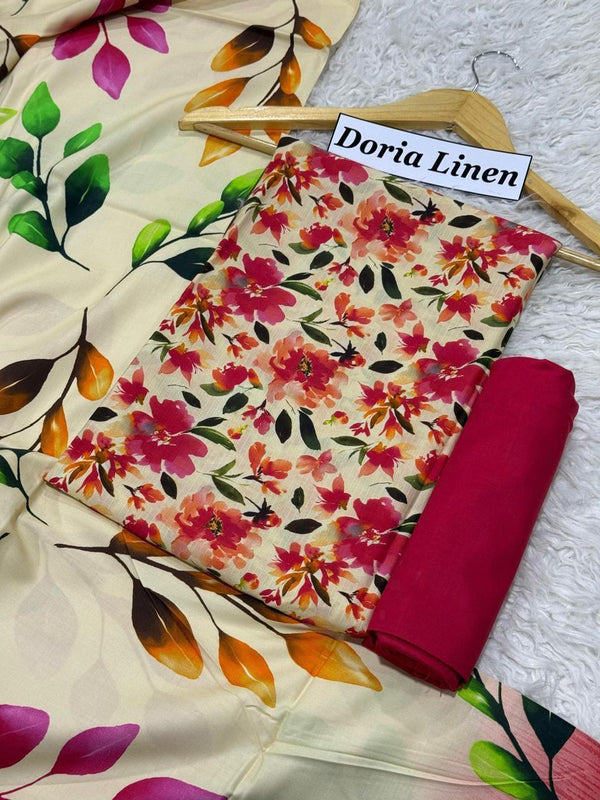 DORIA LINEN Digital Print 3pc 2025