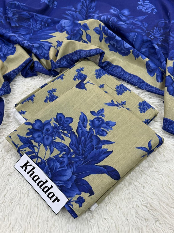 Khaddar all Over 3pc D-04